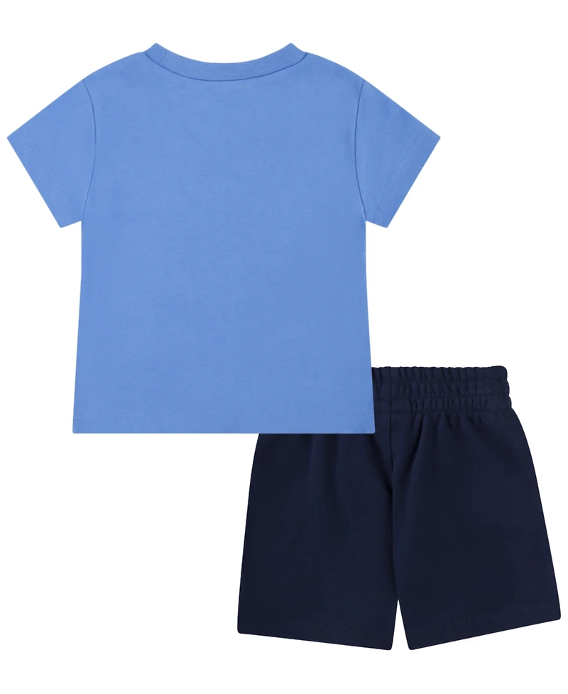 Jordan Baby Boys Jumbo Jump Man T Shirt and Shorts, 2 Piece Set