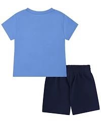 Jordan Baby Boys Jumbo Jump Man T Shirt and Shorts, 2 Piece Set