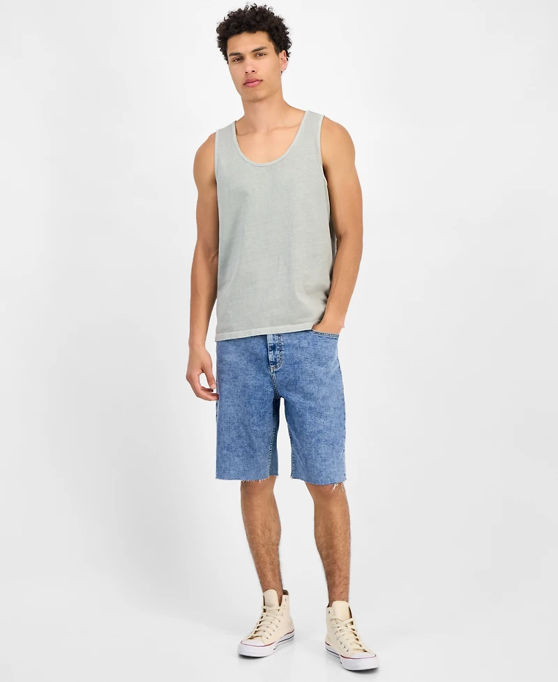Sun + Stone Men's Washed Tank, Exclusively at Macy's