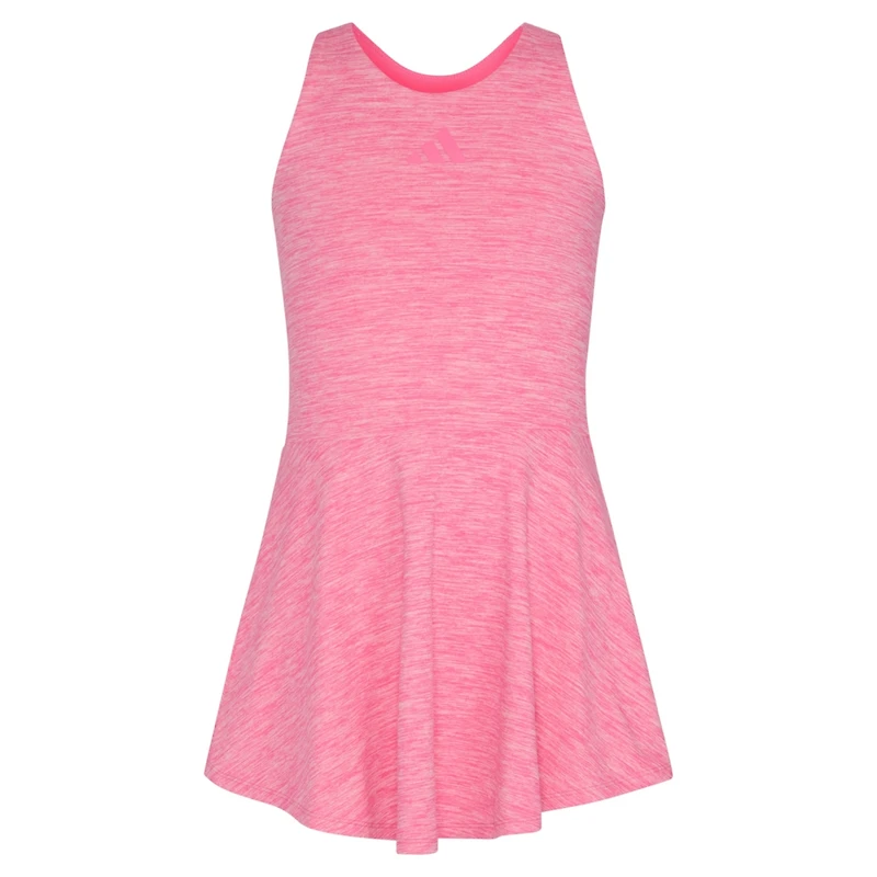 adidas Big Girls Melange Flounce Racerback Sleeveless Dress