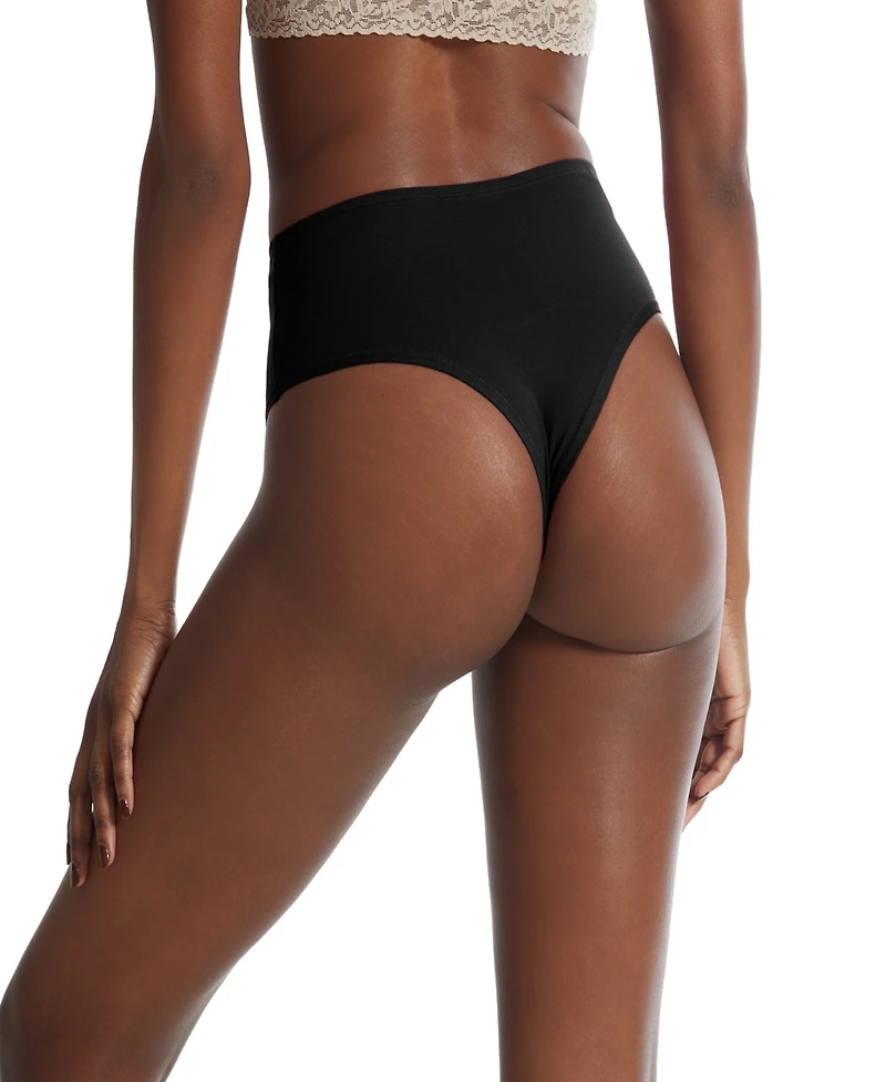Hanky Panky Women's Play Stretch Hi-Rise Thong 3 Pack