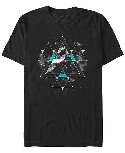 Design By Humans Men's Time Space Short Sleeve T-Shirt