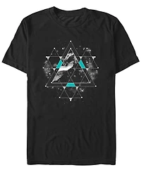 Design By Humans Men's Time Space Short Sleeve T-Shirt