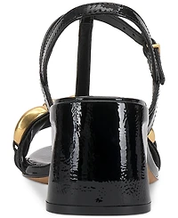 Vince Camuto Women's Chirie Chain T-Strap Block-Heel Sandals