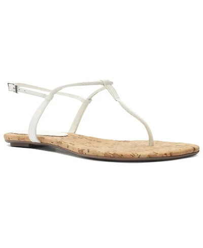 Schutz Women's Elsha Round Toe Flat Sandals