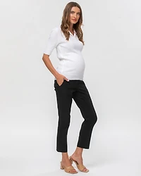 Pietro Brunelli Maternity Super Stretch Straight Slim Fit Elwood Trousers