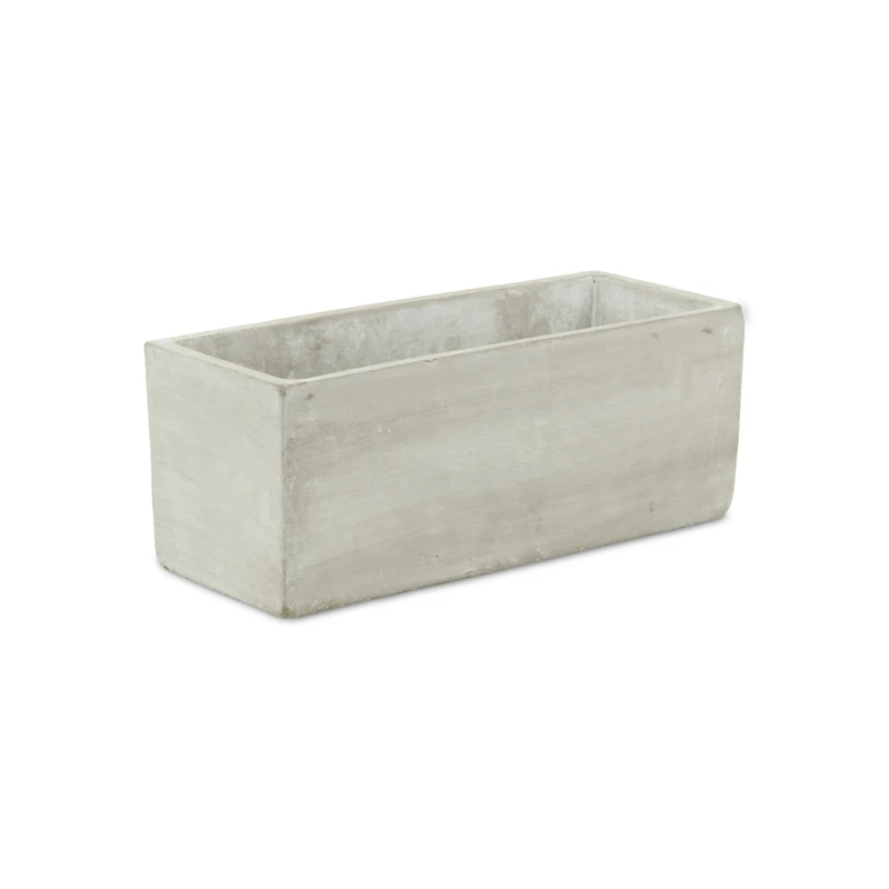 Rectangular Cement Pot Planter – Versatile Planter for Garden & Home