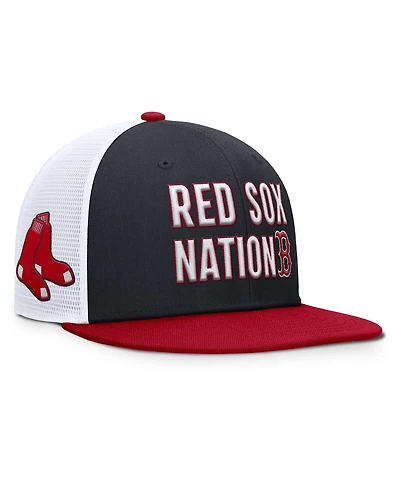 Nike Men's Navy/Red Boston Red Sox Pro Trucker Snapback Hat
