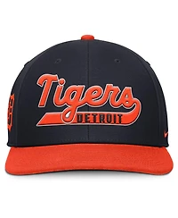 Nike Men's Navy/Orange Detroit Tigers Pro Performance Snapback Hat