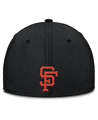 Nike Men's Gray/Black San Francisco Giants Rise Swoosh Performance Flex Hat