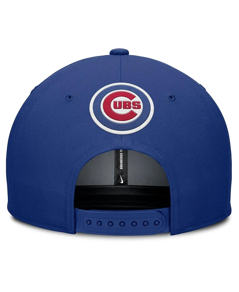Nike Men's Gray/Royal Chicago Cubs Pro Performance Snapback Hat