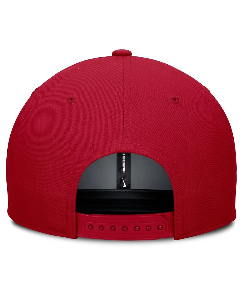 Nike Men's Red California Angels Pro Performance Snapback Hat