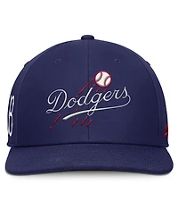 Nike Men's Navy Brooklyn Dodgers Pro Performance Snapback Hat