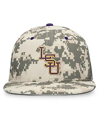 Nike Men's Digital Camo Lsu Tigers 2025 Dugout True Performance Fitted Hat