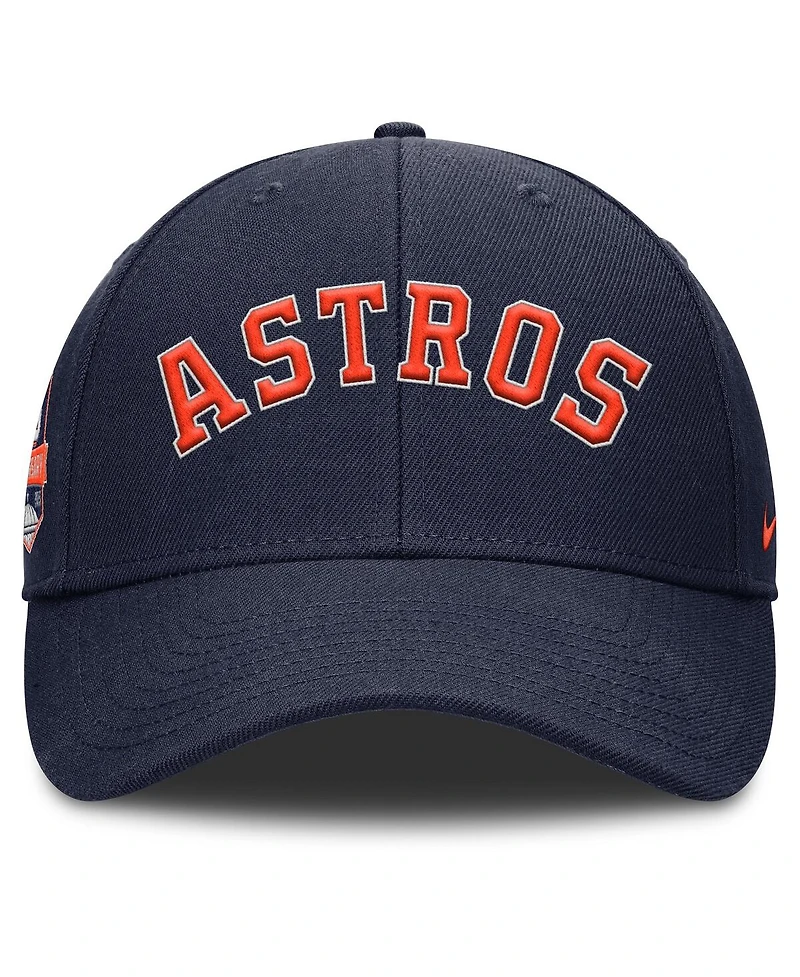 Nike Men's Navy Houston Astros Rise Gaberdine Adjustable Hat