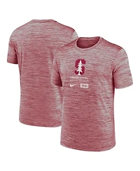 Nike Men's Cardinal Stanford Campus Center Block Velocity Performance T-Shirt