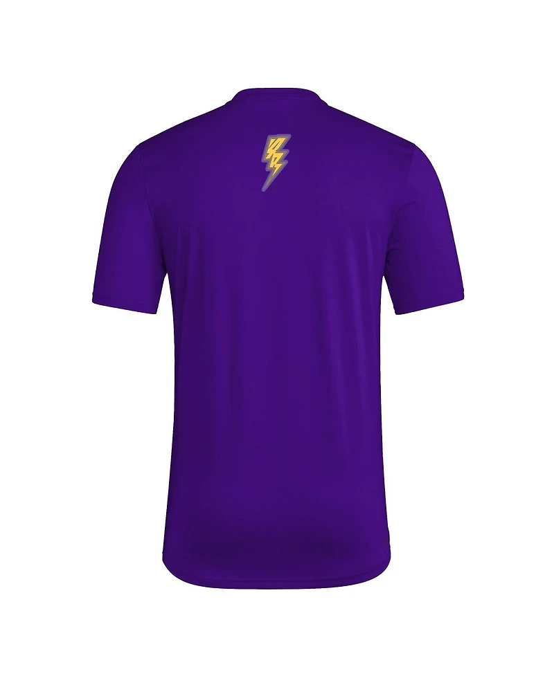 Adidas Men's Purple Orlando City Sc 2025 Jersey Hook Aeroready T-Shirt