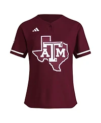 Adidas Women's Maroon Texas A M Aggies Replica Softball Jersey
