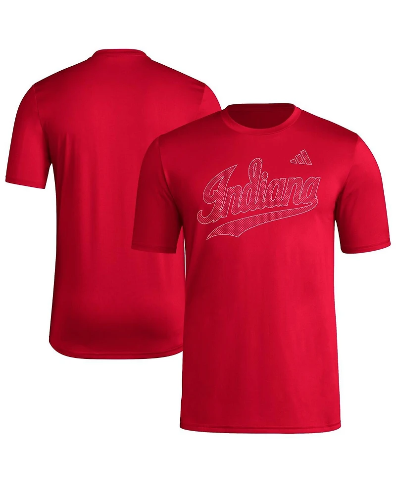 Adidas Men's Crimson Indiana Hoosiers Locker Local Impression T-Shirt