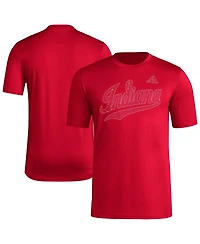 Adidas Men's Crimson Indiana Hoosiers Locker Local Impression T-Shirt