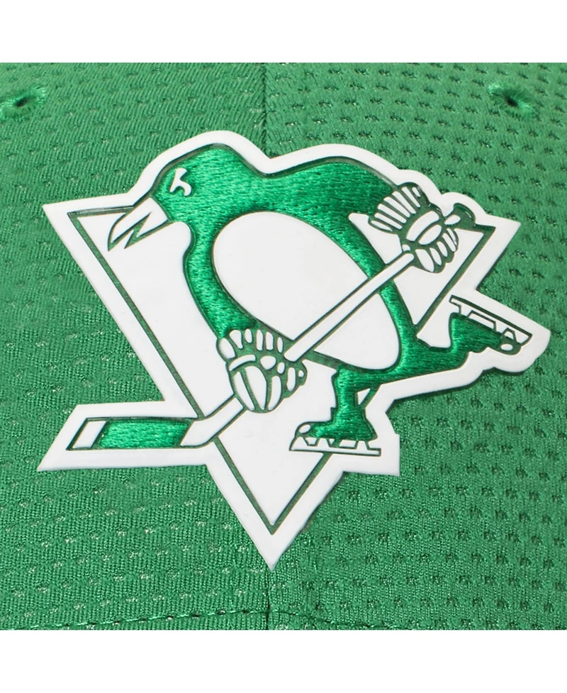 Fanatics Men's Kelly Green Pittsburgh Penguins Authentic Pro St. Patrick's Day Flex Hat