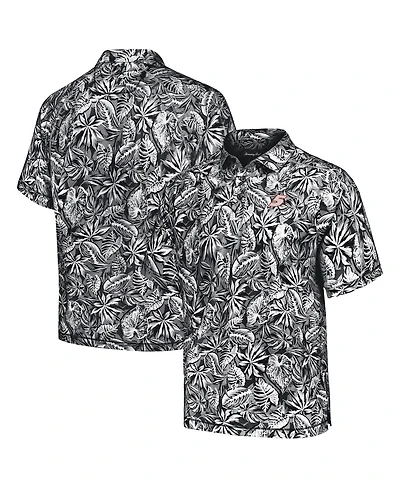 Tommy Bahama Men's Black Kyle Larson Sport Tropical Score Island Zone Polo Shirt