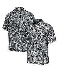 Tommy Bahama Men's Black Kyle Larson Sport Tropical Score Island Zone Polo Shirt