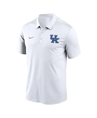 Nike Men's White Kentucky Wildcats Primetime Franchise Performance Polo Shirt