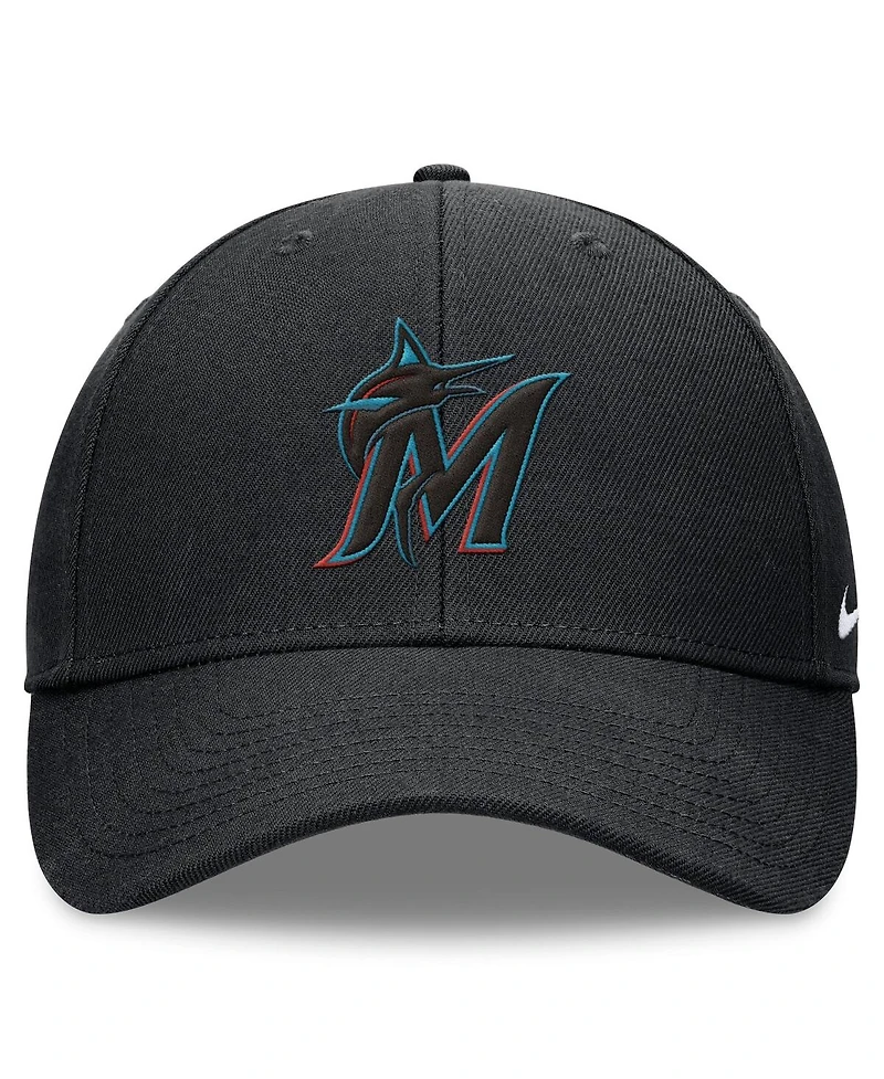 Nike Men's Miami Marlins Club Performance Adjustable Hat