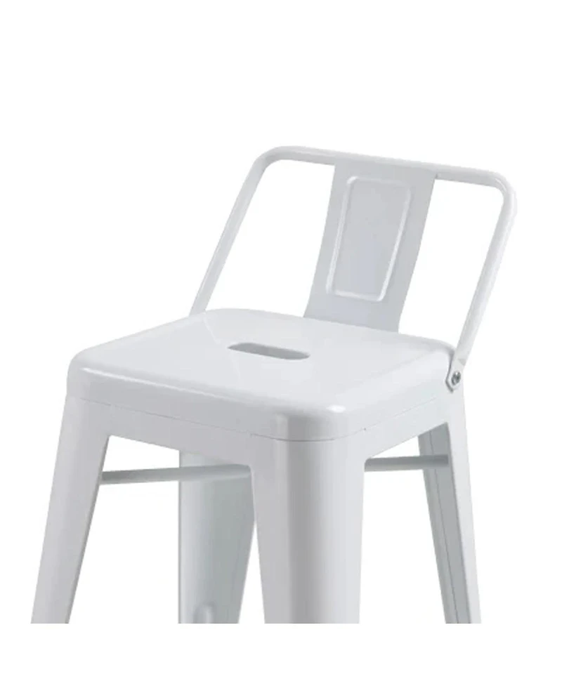Counter Stool Chair with Footrest and Tapered Legs for Stylish and Comfortable Seating