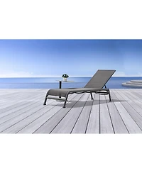 Oval Aluminum Side Table – Elegant Outdoor Accent Table for Patio & Outdoor Spaces