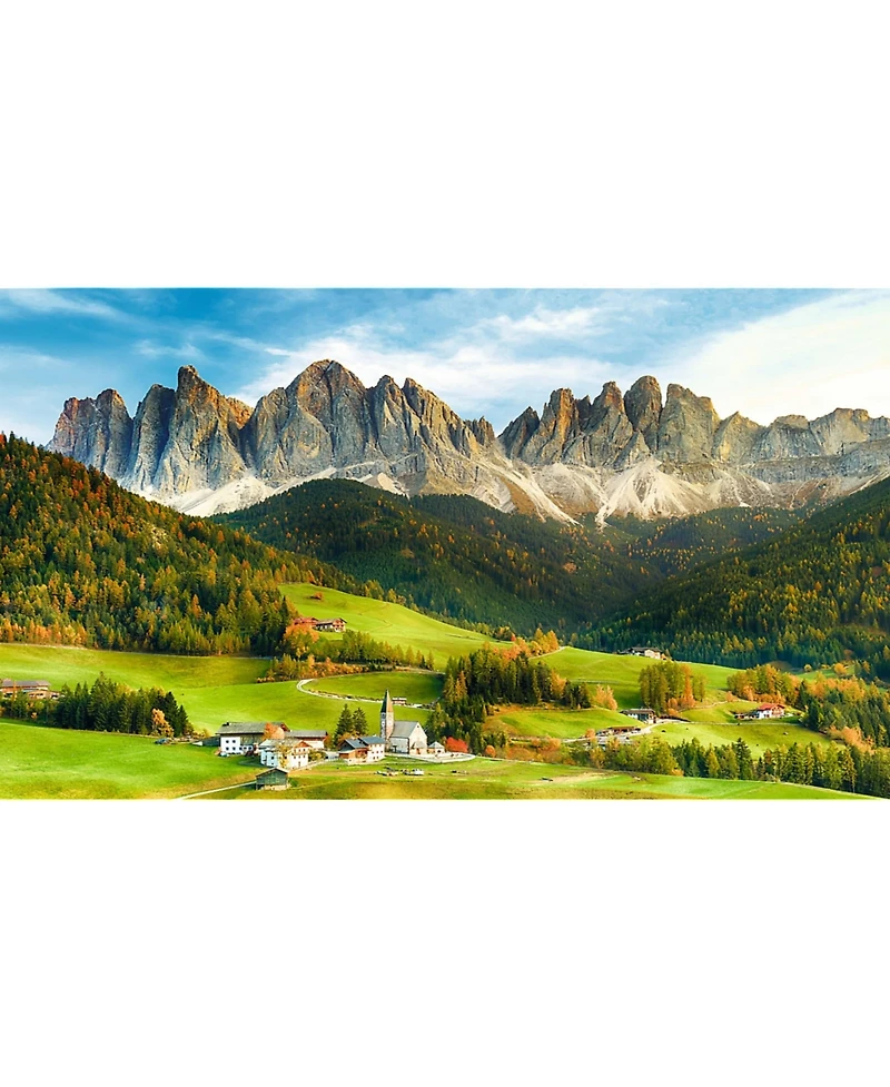 Trefl Red 1000 Piece Puzzle & Sorter - Beautiful Dolomite Landscape