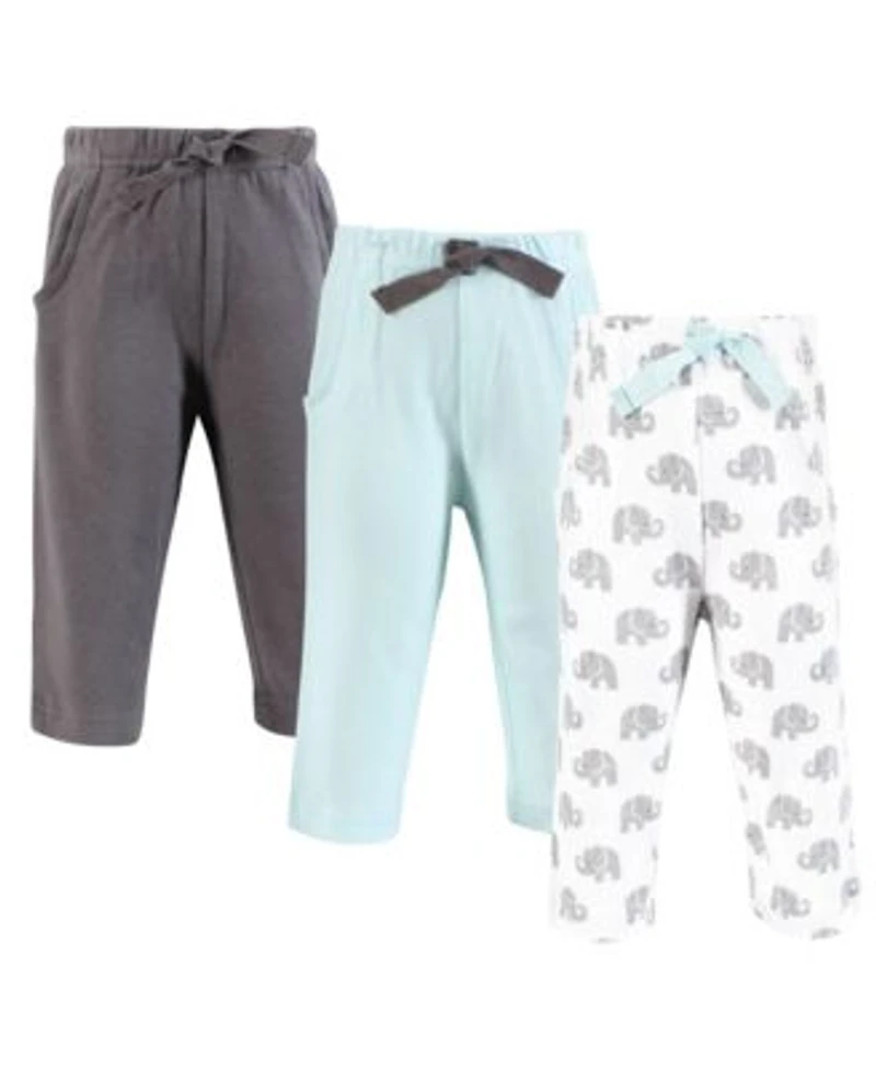 Hudson Baby Baby Unisex 3pk Pants