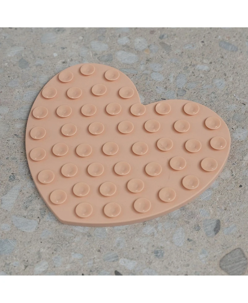 Enrichment Lick Mat: Blush Pink Heart