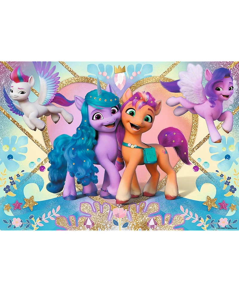 Trefl Red 100 Piece Glitter Puzzle - My Little Pony - Shiny Ponies