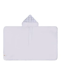 MeMoi Boys Cozy Plaid Hooded Cotton-Lined Terry Towel