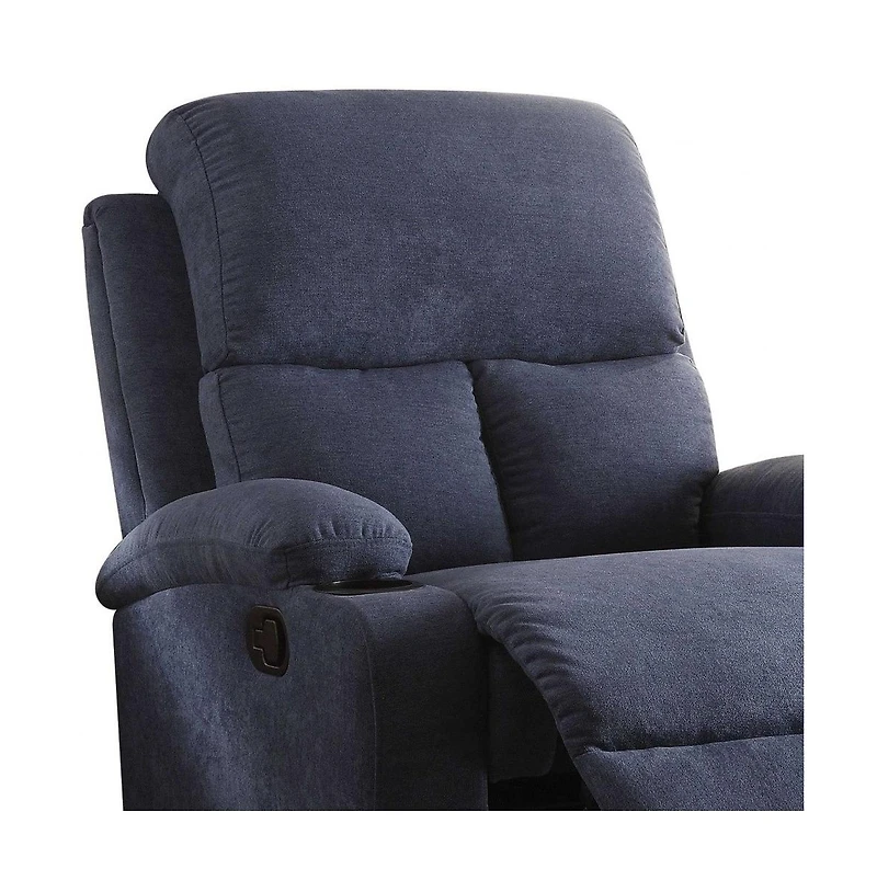 Modern Linen Upholstered Recliner for Home or Office Use