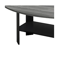 Set of 3 Wood Coffee Tables with Shelf – Functional Nesting Design