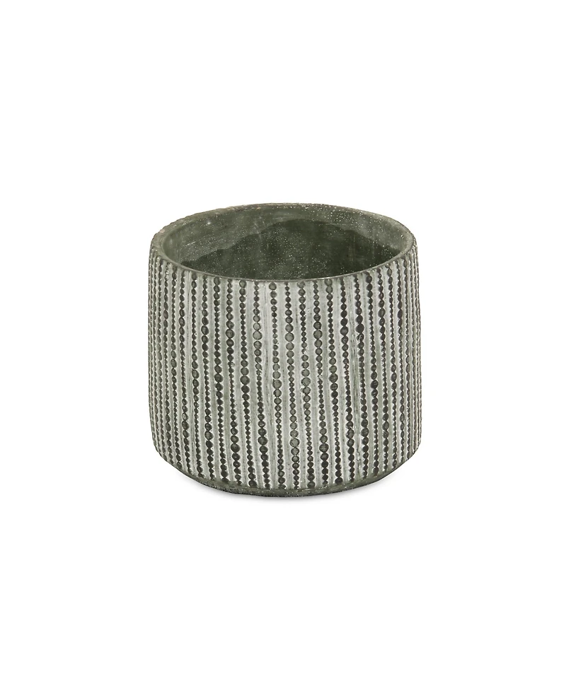 Dot Cement Round Planter – Modern Pot for Indoor & Outdoor Spaces