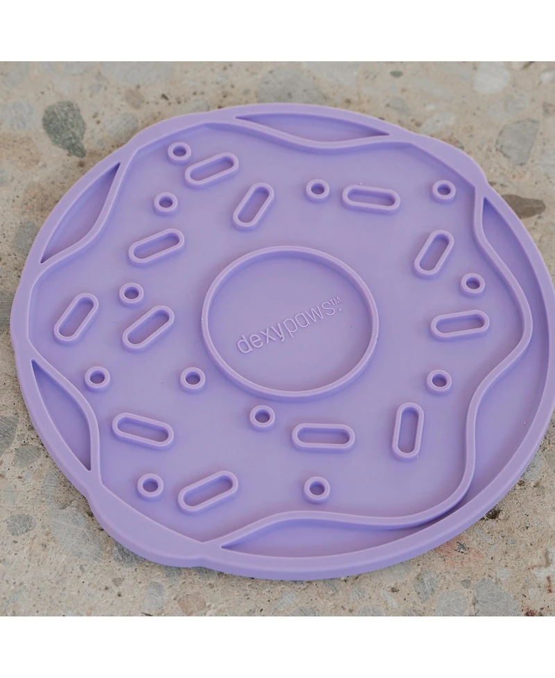 Enrichment Lick Mat: Lilac Donut Delight