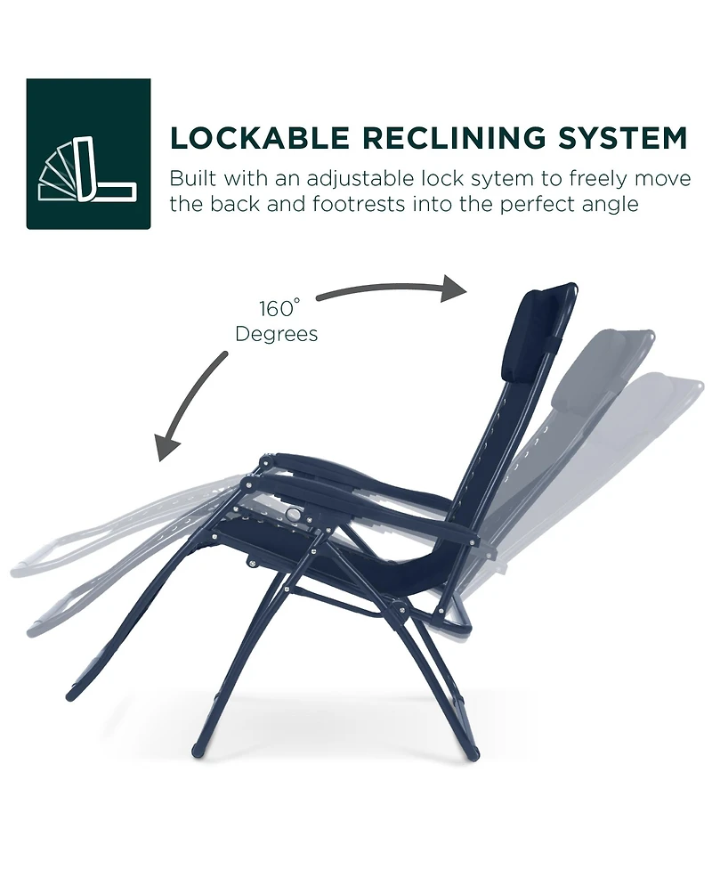 Best Choice Products Oversized Zero Gravity Chair