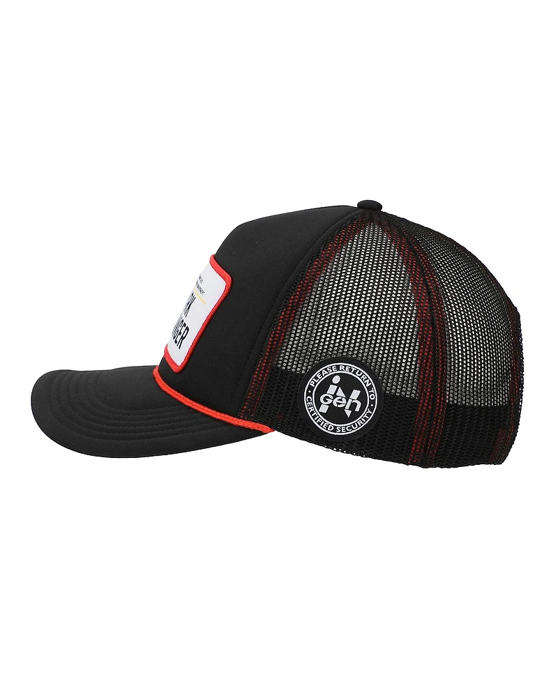 Jurassic Park Men's Park Ranger Badge Trucker Black Hat