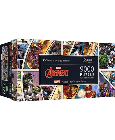 Trefl Prime 9000 Piece Puzzle - Marvel - Across the Comic Universe