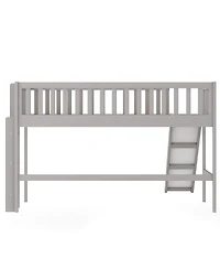 Traditional Loft Bunk Bed – Sturdy Wood Frame for Kids, Teens, or Guest Rooms