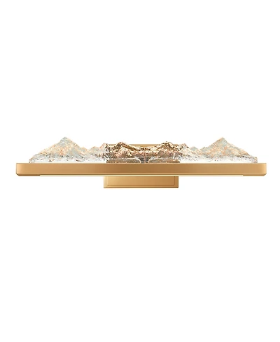 Cwi Lighting 5" Metal Himalayas Integrated Led Vanity Light