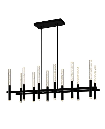 Cwi Lighting 48" Metal Dragonswatch Integrated Led Island Pool Table Light