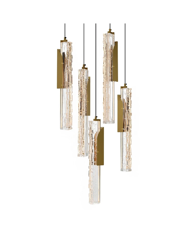 Cwi Lighting 18" Metal Valira Integrated Led Mini Pendant