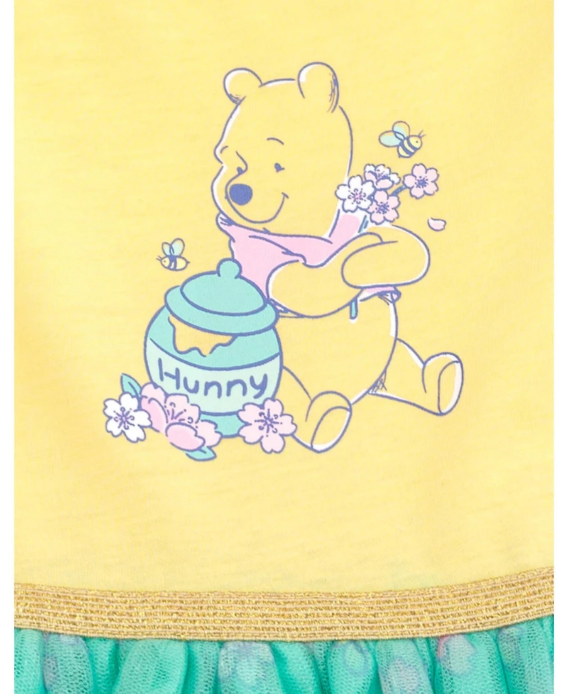 Winnie the Pooh Little Girls Disney Raya and the Last Dragon Mermaid Frozen Nightmare Before Christmas Tulle Dress to