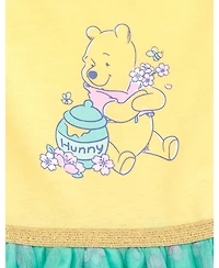 Winnie the Pooh Little Girls Disney Raya and the Last Dragon Mermaid Frozen Nightmare Before Christmas Tulle Dress to