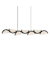 Cwi Lighting 13" Metal Moon Integrated Led Chandelier